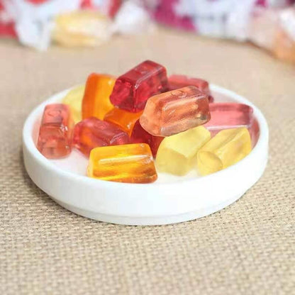 Fox's Crystal Clear Spring Tea Candy, 90g [Lychee Tea, Apple Tea, Mango Tea, Peach Tea Candy] (Fox's Tea- 90g x 4) - Four-pack assorted tea candy!