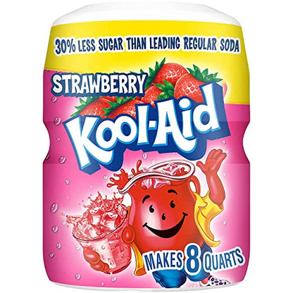 Kool-Aid Strawberry Drink Mix Powder, 538 g - "Strawberry Sensation!"