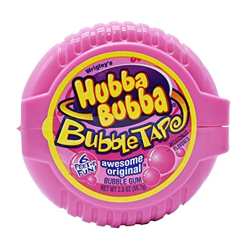 Hubba Bubba Awesome Original Bubble Tape Pouch, 56 g - Classic original bubble tape, 56g of chewy delight.