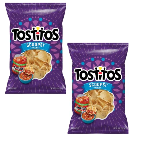 TOSTITOS SCOOPS! Tortilla Chips -283.5g - Pack of 2