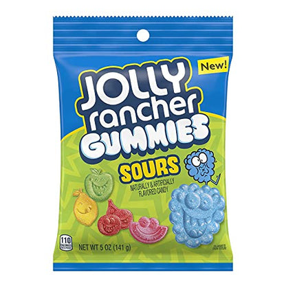 JOLLY RANCHER Gummies Sours Candy, 12 Pack, Blue & Green, 1692g - Enjoy the tangy fun of JOLLY RANCHER Gummies Sours, 12 pack, 1692g.