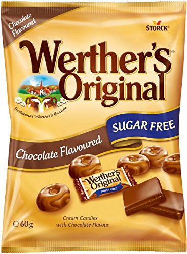 Storck Werther's Original Chocolate Candies Sugar Free, 60g