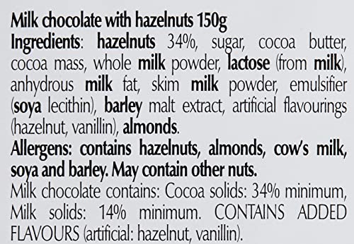 Lindt Grand Milk Chocolate, Hazel Nut, 150Gm