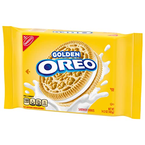 NABISCO Golden Oreo Sandwich Cookies, 405 g - "Golden Oreo Joy!"