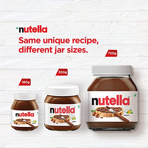 Nutella Hazelnut Spread with Cocoa, 12.35 oz / 350g - "Small jar, huge taste!"