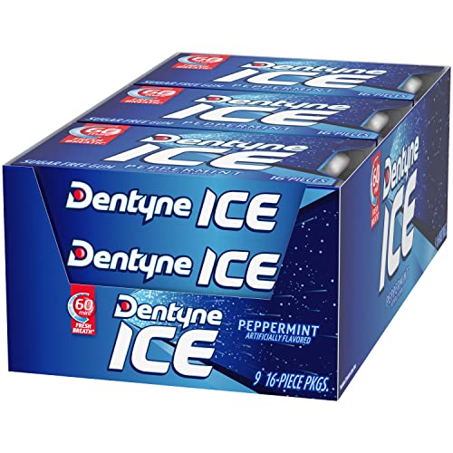 Dentyne Ice Peppermint, 7.6-Ounce (Pack of 9) - Peppermint perfection!