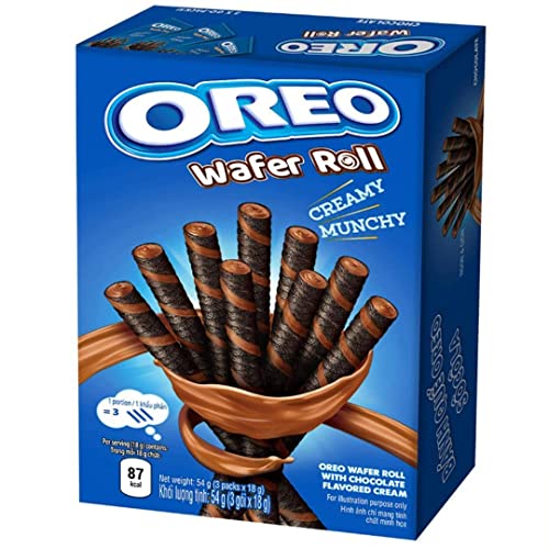 Oreo Chocolate Wafer Roll, 54 grams - "Wafer roll perfection!"