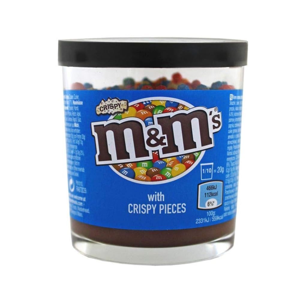 M&Ms Crispy Chocolate Spread, 200 g - "Crispy Spread Magic!"