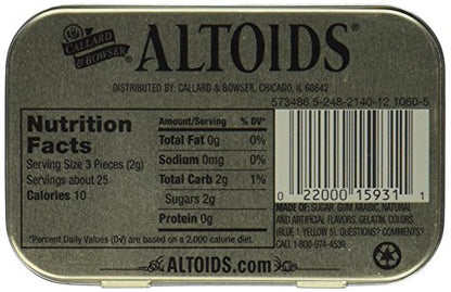 Altoids Curiously Strong Mints Spearmint Pouch, 6 X 50 g - Spearmint Multipack!