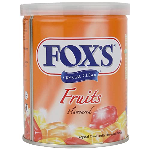 Nestle Fox's Crystal Clear Fruits Candy, 6.35 Oz / 180 Grams - "Fox's Crystal Clear Fruits - 180g of Delicious Fruity Candy!"