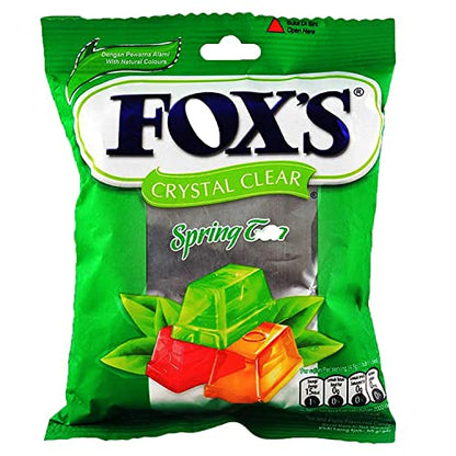 Fox's Crystal Clear Spring Tea Candy, 3.17 oz ℮ 90 g, 3 Pack - Triple spring tea candy pack!