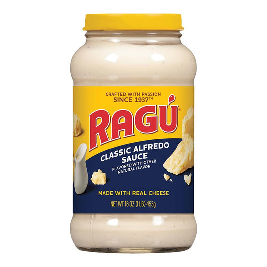 RAGÃš Cheesy Classic Alfredo Sauce, 453Gram - Classic Alfredo sauce, 453g!