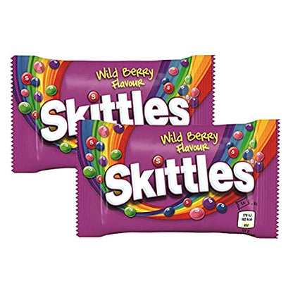 Skittles Wild Berry Flavour Imported,45g (Pack of 2)