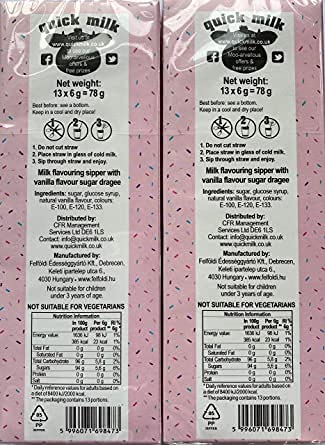 Magic Sipper - Birthday Cake Flavour Pack of Two - "Birthday Cake Flavor Fun!"