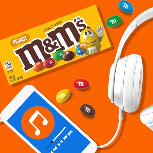 M&M's Peanut Chocolate Candies, 87.9 g, Yellow & Brown - "Peanut Choco Joy!"