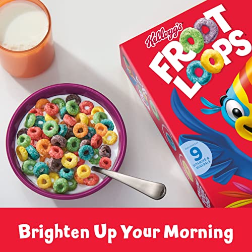 Kellogg's Froot Loops, 286 g - Taste the rainbow with Kellogg's Froot Loops, 286g.