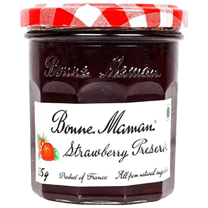 Bonne Maman Strawberry Preserve, Marmalade Fruit Jam, 7.9 oz ℮ 225 g – Sweet strawberry preserve!