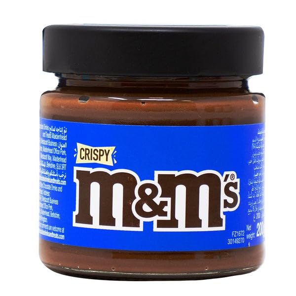 M&M's Crispy Pieces Chocolate Spread, 200 g - "Crunchy Choco Spread!"