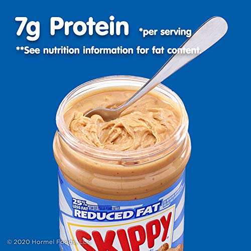 Skippy Peanut Butter, Reduced Fat Super Chunk, 16.3-Ounce Jars (Pack of 6)