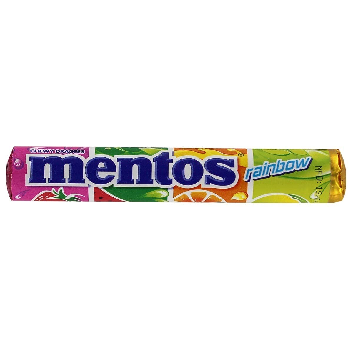 Mentos Rainbow Chewy Dragees Pack of: 4, 4 X 29 g - "Rainbow Dragees Four-Pack!"