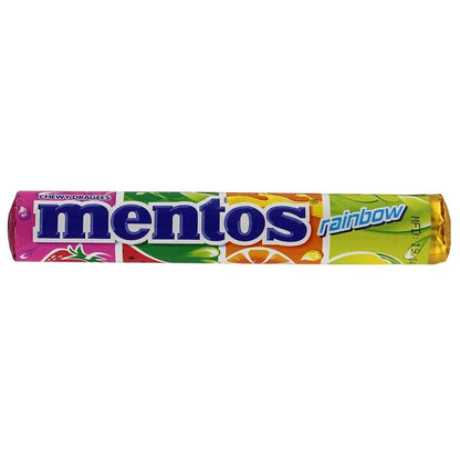 Mentos Rainbow Chewy Dragees Pack of: 4, 4 X 29 g - "Rainbow Dragees Four-Pack!"