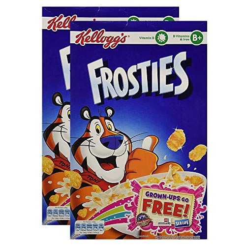 Kellogg's Frosties Cereal, 2 x 500 g - Fuel your day with Kellogg's Frosties Cereal, pack of 2, 500g each.