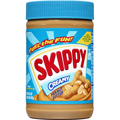 Skippy Creamy Peanut Butter 16.3 oz, Pack of 12