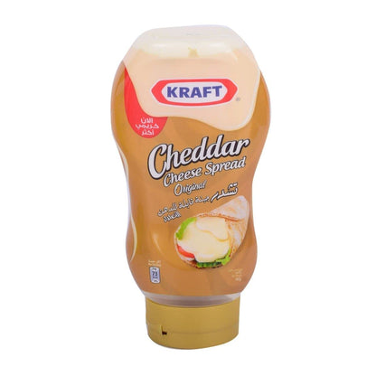 Kraft Original Cheddar Cheese Squeeze - 440 g - "Squeezeable Cheddar!"