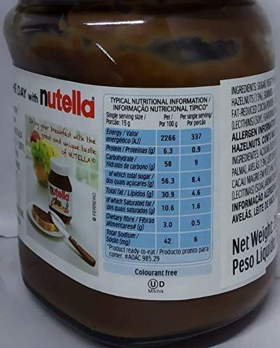 Nutella Chocolate Hazelnut Spread, 350 g - "Chocoholic's delight!"