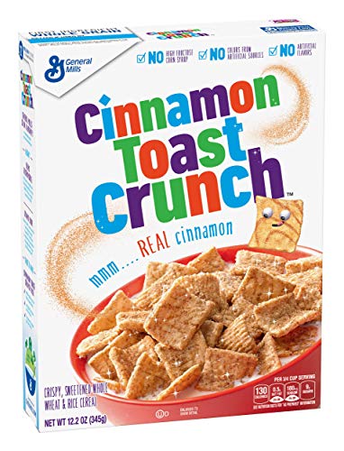 General Mills Cinnamon Toast Crunch, 12.17 oz / 345 g - Indulge in the classic taste of Cinnamon Toast Crunch