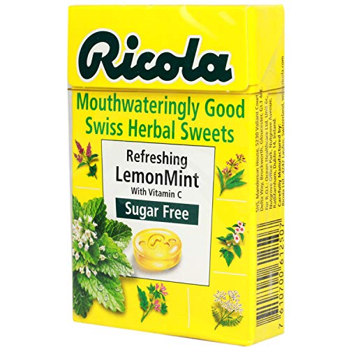 Ricola Candy Lemon Mint, 40 Gram - Lemon Mint Bliss!