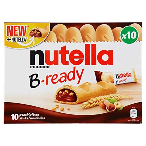 Nutella B-Ready Wafer,10 X 22 G - "Snack time made better!"