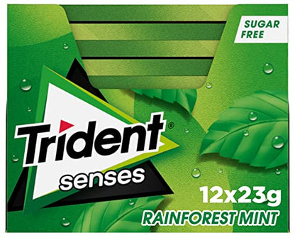 TRIDENT SENSES Rainforest Mint Box (12 PCS X 23G), 276g