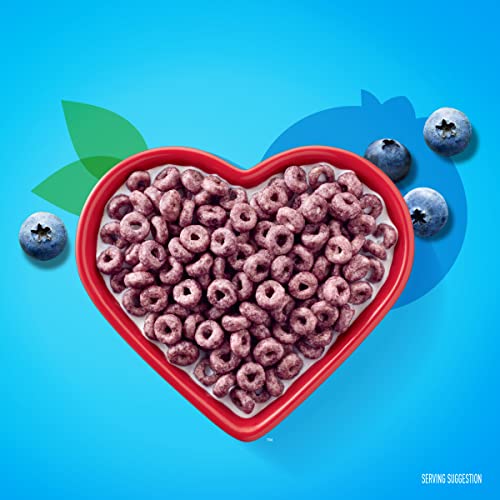 General Mills Blueberry Cheerio's, 309 g - Savor the sweet and fruity taste of blueberries in every bite of Blueberry Cheerios