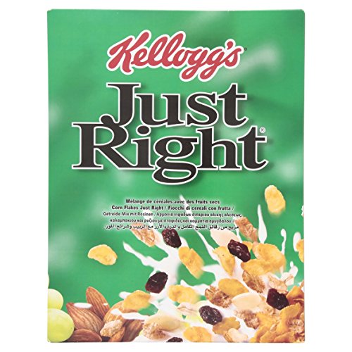 Kelloggs Just Right 500g - Get the perfect start with Kelloggs Just Right, 500g.