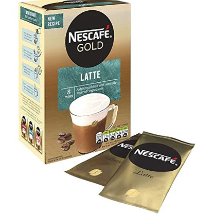 Nescafe Gold Latte - 2 Pack Pouch, 2 x 156 g - "Double Latte Gold - Two Packs of Creamy Delight!"