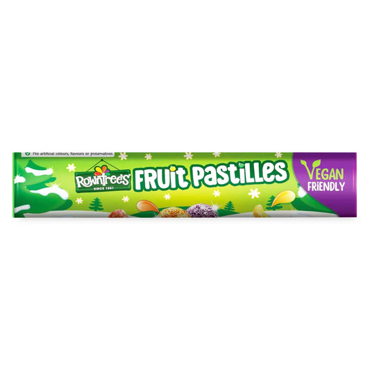 Rowntree's Fruit Pastilles Giant Tube • Vegan Friendly, 4.06 oz / 115 g