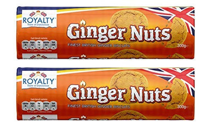 Royalty Ginger Nut Biscuit, 300g (Pack of 2)