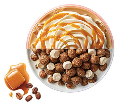 Post Dunkin Caramel Macchiato Breakfast Cereal, 311g - Wake up with caramel macchiato crunch!