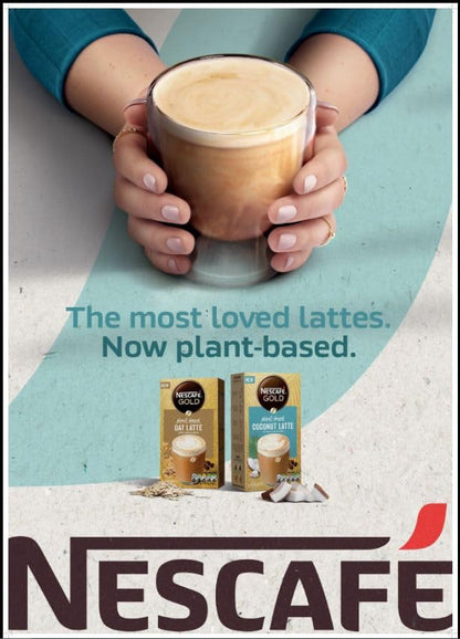 NESCAFÉ Gold Non-Dairy Coconut Latte, (6x15g) 90g - "Non-Dairy Coconut Latte - Tropical Gold Coffee Treat!"