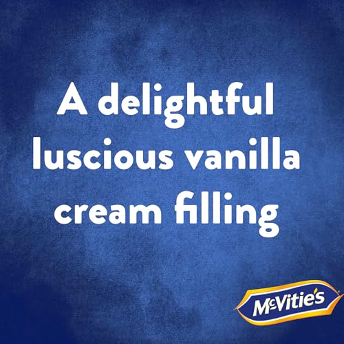 McVitie's Digestives Vanilla Flavour Creams Filling Sandwich Biscuit, 168g - "Vanilla Cream Filling Biscuits!"