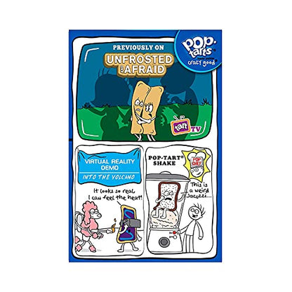 Pop Tarts Unfrosted Blueberry Pack of 4 Pouch, 4 x 416 g - "Four-pack of unfrosted blueberry!"