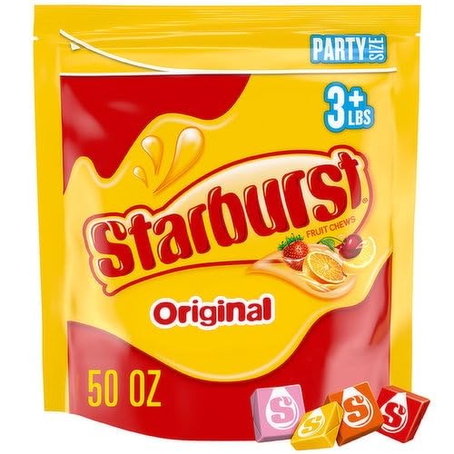 STARBURST Original Fruit Chews Candy - 15.6 oz Pouch, Assorted Flavors, Chewy & Flavorful Treats for All Occasions