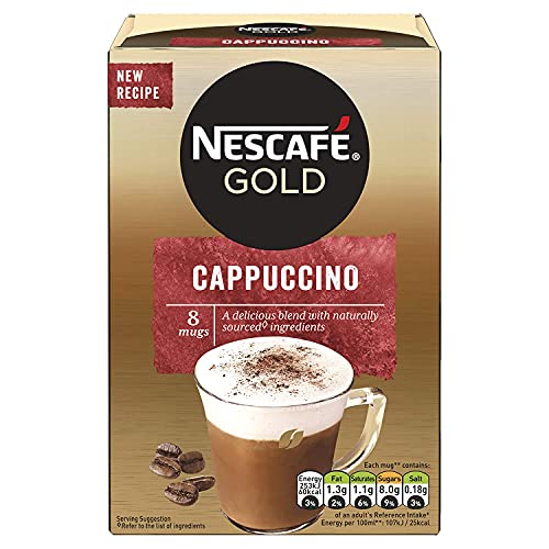 Nescafe Gold Cappuccino, 2 x 124 g - "Double Delight - Gold Cappuccino!"