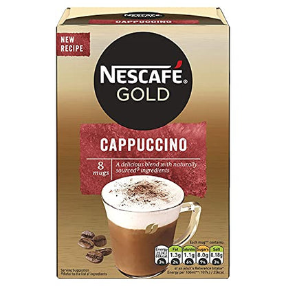 Nescafe Gold Cappuccino, 2 x 124 g - "Double Delight - Gold Cappuccino!"