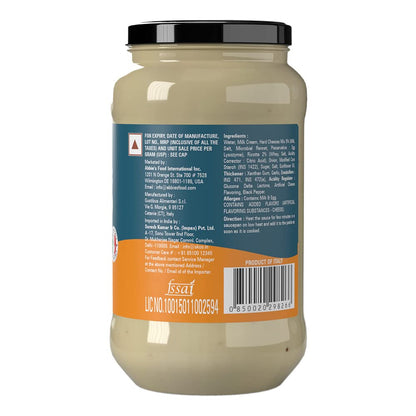 Abbie's Classic Cheesy Pasta Alfredo White Sauce, 400g - Traditional Italian Cheese Sauce, For Pasta And Pizza, Made With Real Cheese, Imported Pasta Sauce - Italian Excellence in a Jar!