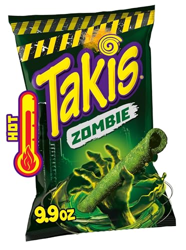 Takis Zombie 280g – Intense Heat and Bold Flavor, Spicy Corn Snack for Zombie Fans, Crunchy and Fiery Tortilla Chips