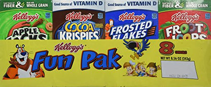 Kellogg's Cereals Variety Fun Pak - 8 ct - Enjoy a fun variety with Kellogg's Cereals Variety Fun Pak, 8 count.