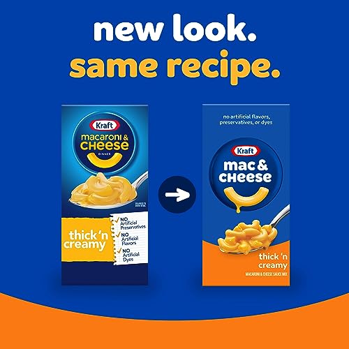 Kraft Macaroni and Cheese Dinner, Thick'n Creamy Pouch, 206 g - "Thick & Creamy!"