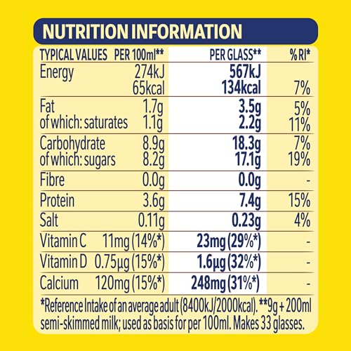 Nestle Nesquik Banana Flavour Milkshake Mix, 300 g - "Nesquik Banana - 300g of Banana Flavored Milkshake Mix!"